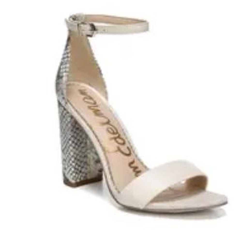 Sam Edelman Snake Yaro Ankle Strap Sandal Women Size 7.5